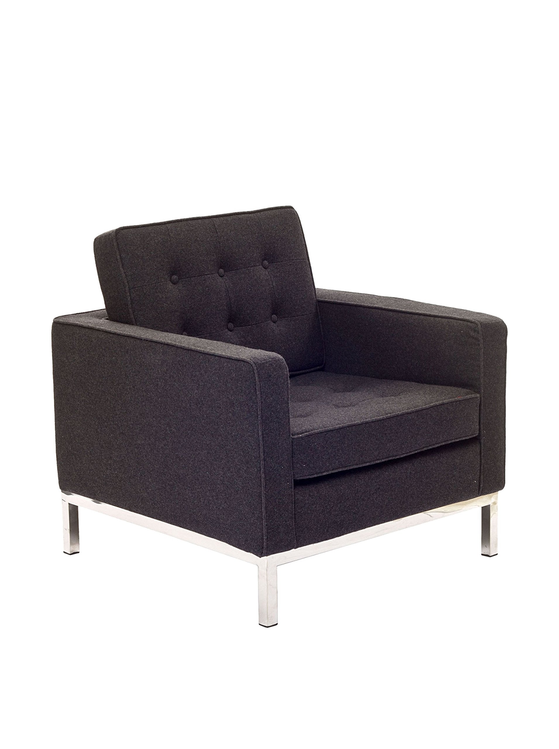 Modway Loft Leather Armchair In Tan